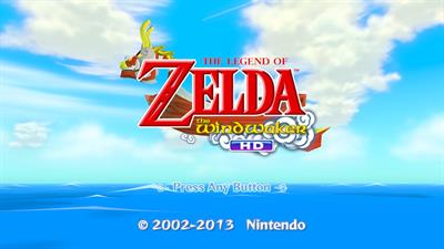 The Legend of Zelda: The Wind Waker HD - Screenshot - Game Title Image