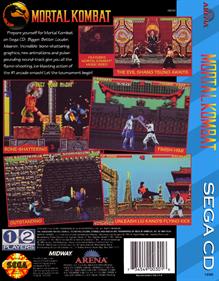 Mortal Kombat - Fanart - Box - Back Image