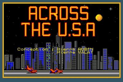 Across The U.S.A - Screenshot - Game Title Image