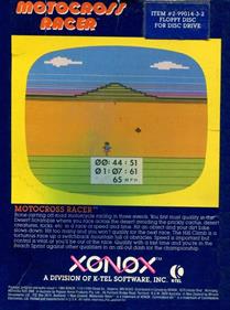 Motocross Racer - Box - Back Image