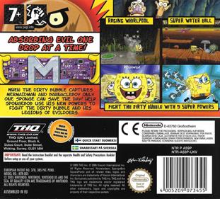 SpongeBob SquarePants: The Yellow Avenger - Box - Back Image