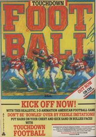 Touchdown Football - Advertisement Flyer - Front Image