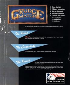 Grudge Match - Advertisement Flyer - Back Image