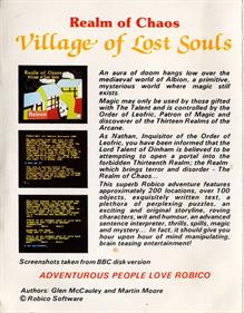 Village of Lost Souls - Box - Back Image