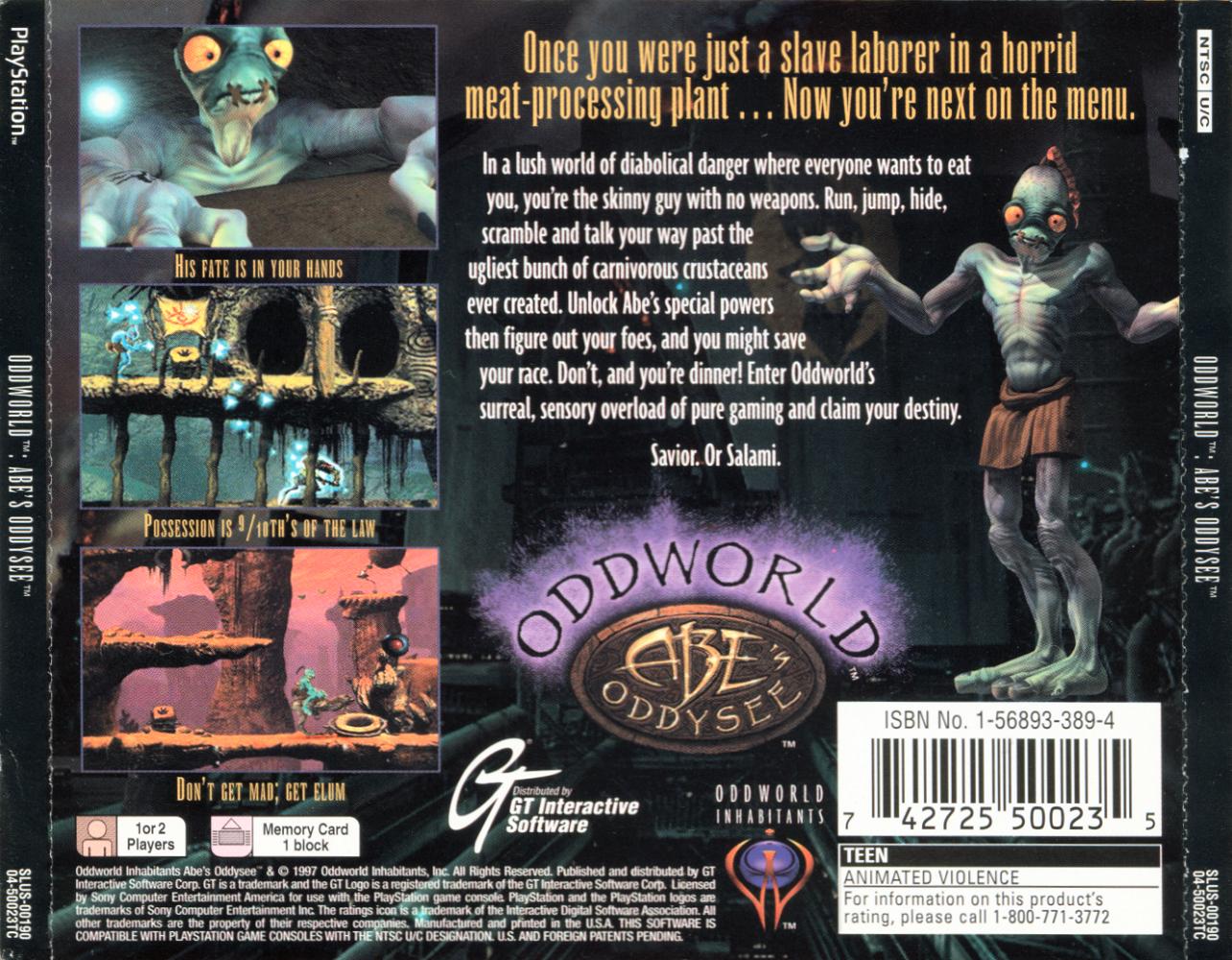 Oddworld: Abe's Oddysee Details - LaunchBox Games Database