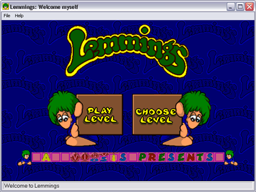 Lemmings for Windows - Screenshot - Game Title Image