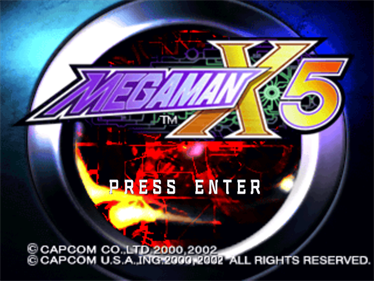 Mega Man X5 - Screenshot - Game Title Image