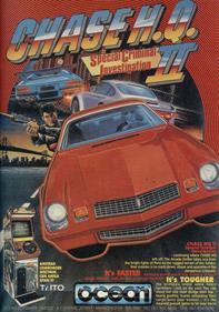 Chase H.Q. II: Special Criminal Investigations - Advertisement Flyer - Front Image