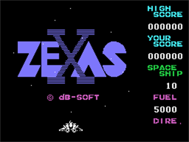 Z.E.X.A.S - Screenshot - Game Title Image