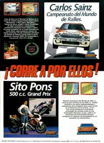 Sito Pons 500 c.c. Grand Prix - Advertisement Flyer - Front Image