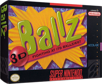 Ballz 3D: Fighting at Its Ballziest - Box - 3D Image