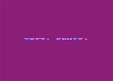 Tutti Frutti - Screenshot - Game Title Image
