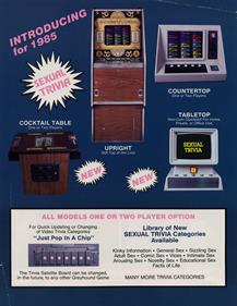 Sexual Trivia - Advertisement Flyer - Back Image