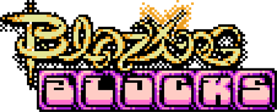 Blazing Blocks - Clear Logo Image