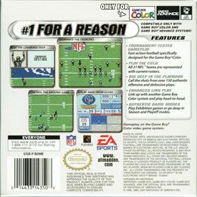 Madden NFL 2002 - Box - Back Image