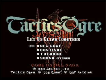 Tactics Ogre - Screenshot - Game Title Image