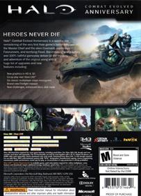 Halo: Combat Evolved Anniversary - Box - Back Image