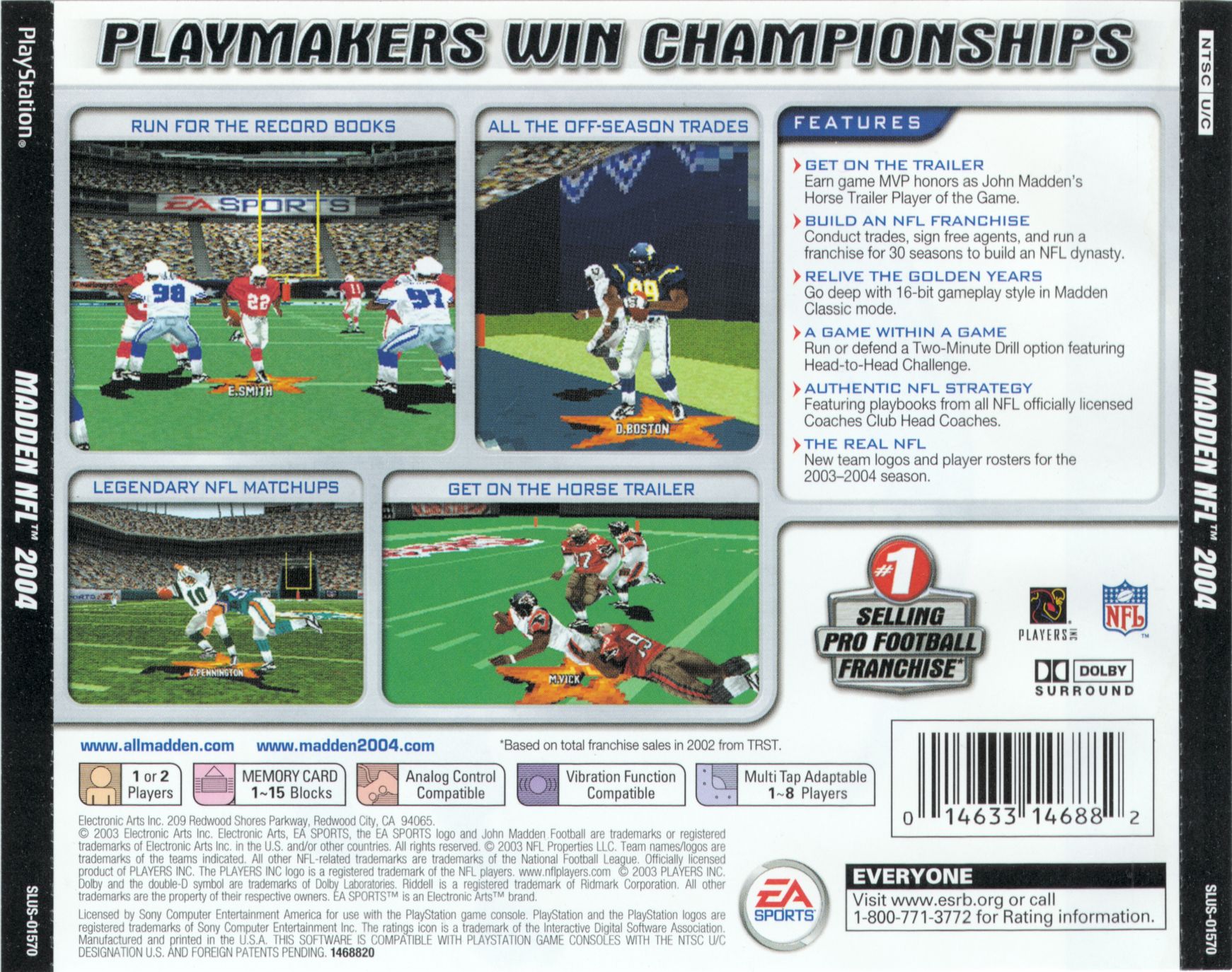 Madden NFL 2005 Images - LaunchBox Games Database