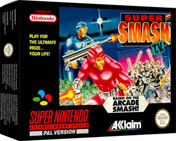 Super Smash T.V. - Box - 3D Image