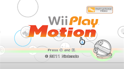 Wii Play: Motion - Screenshot - Game Title Image