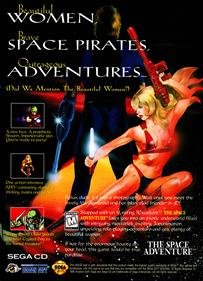 The Space Adventure - Advertisement Flyer - Front Image