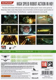 Zone of the Enders: HD Collection - Box - Back Image