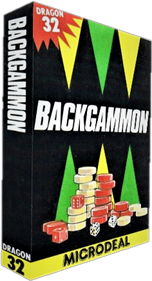 Backgammon (Microdeal) - Box - 3D Image