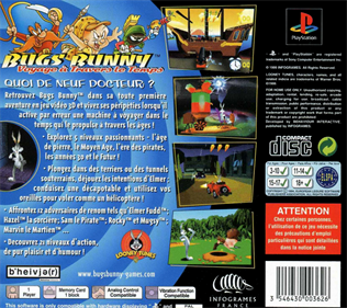 Bugs Bunny: Lost in Time - Box - Back Image