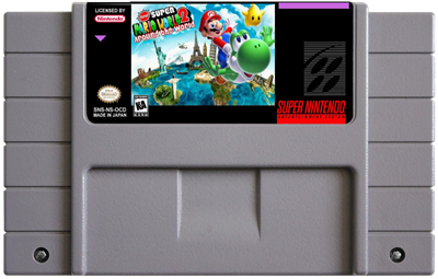 New Super Mario World 2: Around The World - Cart - Front Image