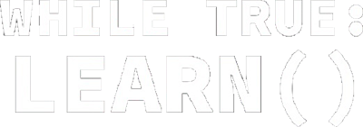 While True: Learn() - Clear Logo Image