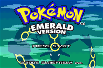 Pokémon Elegant Emerald - Screenshot - Game Title Image