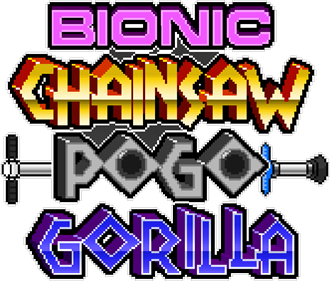Bionic Chainsaw Pogo Gorilla - Clear Logo Image
