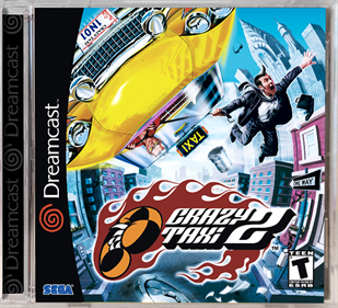 Crazy Taxi 2 - Box - Front - Reconstructed