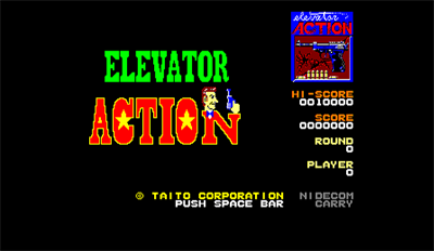 Elevator Action - Screenshot - Game Title Image