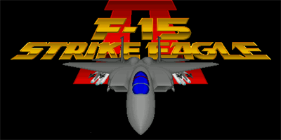 F-15 Strike Eagle II  - Screenshot - Game Title Image
