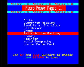Micro Power Magic II - Screenshot - Game Title Image