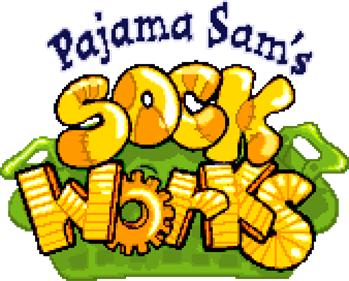 Pajama Sam's Sock Works - Clear Logo