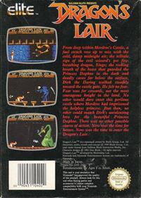 Dragon's Lair - Box - Back Image