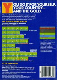 The Activision Decathlon - Box - Back Image