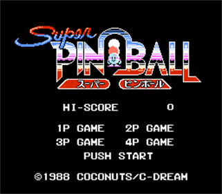 Super Pinball - Screenshot - Game Title Image