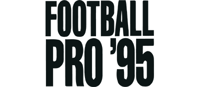 Front Page Sports Football Pro '95 - Clear Logo Image
