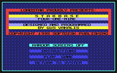 Starbase Four-One-Nine - Screenshot - Game Title Image