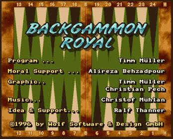 Backgammon Royal - Screenshot - Game Title Image