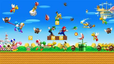 Super Mario Bros Flashback - Fanart - Background Image