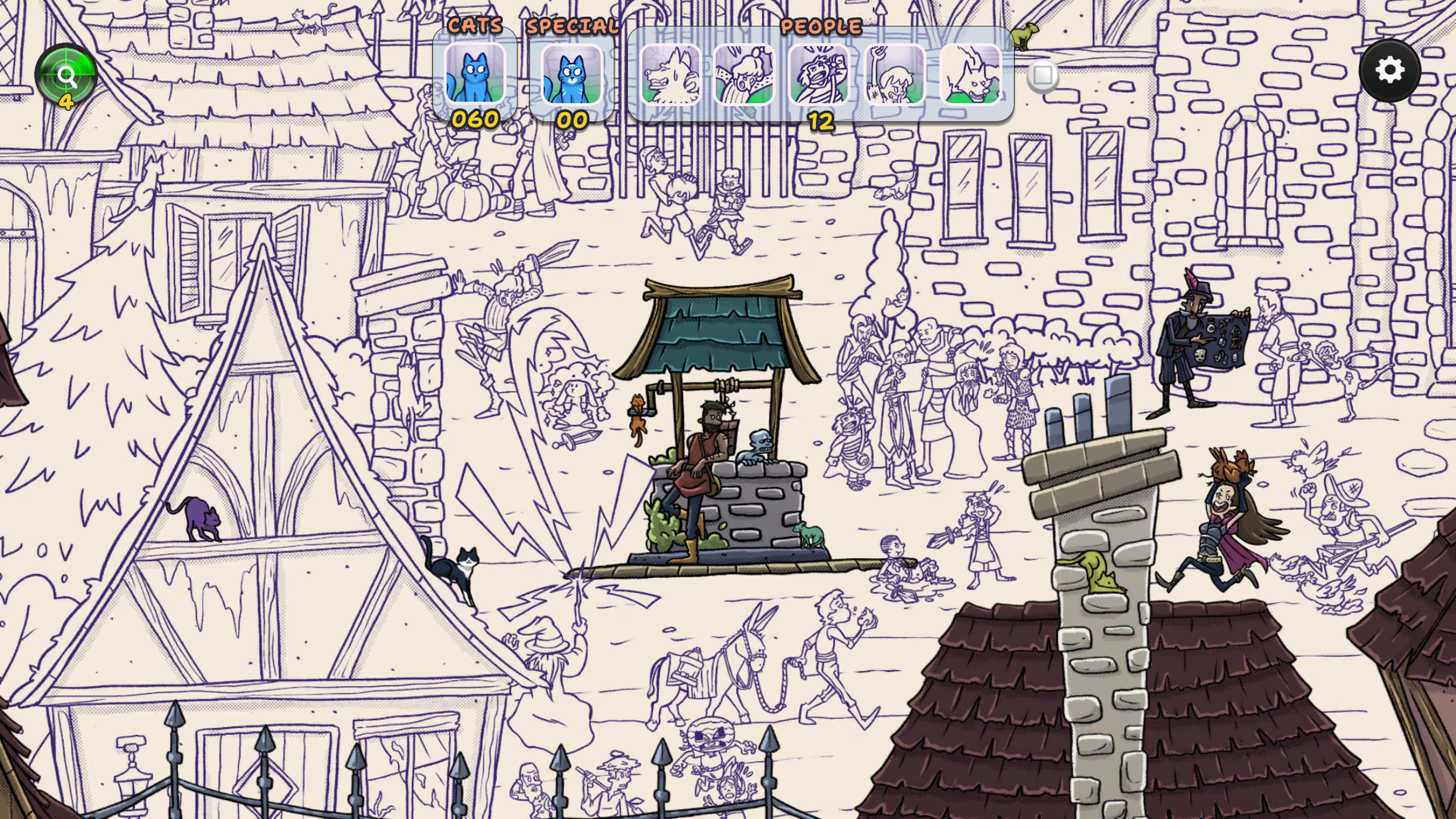 Hidden Cats in Spooky Village