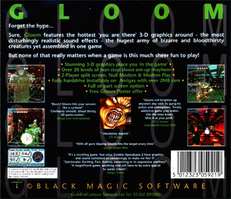 Gloom - Box - Back Image