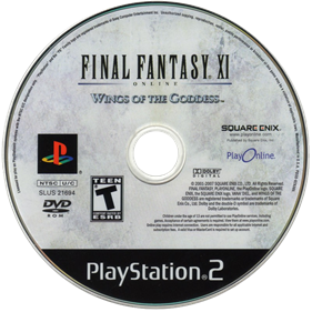 Final Fantasy XI: Wings of the Goddess - Disc Image