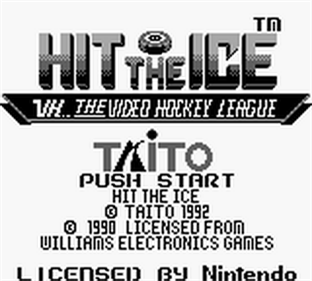 Hit the Ice - Screenshot - Game Title Image