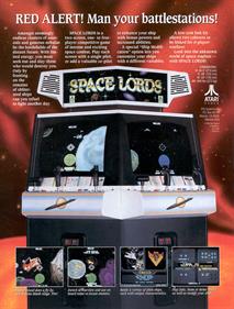 Space Lords - Advertisement Flyer - Back Image