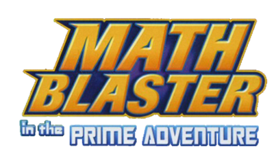 Math Blaster in the Prime Adventure - Clear Logo Image